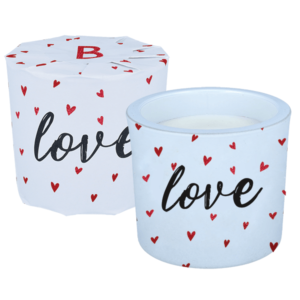 Love Wrapped Candle