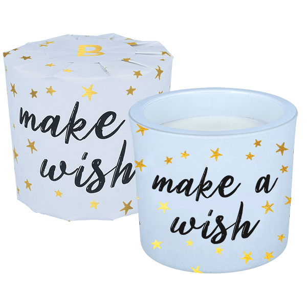 Make a Wish Wrapped Candle