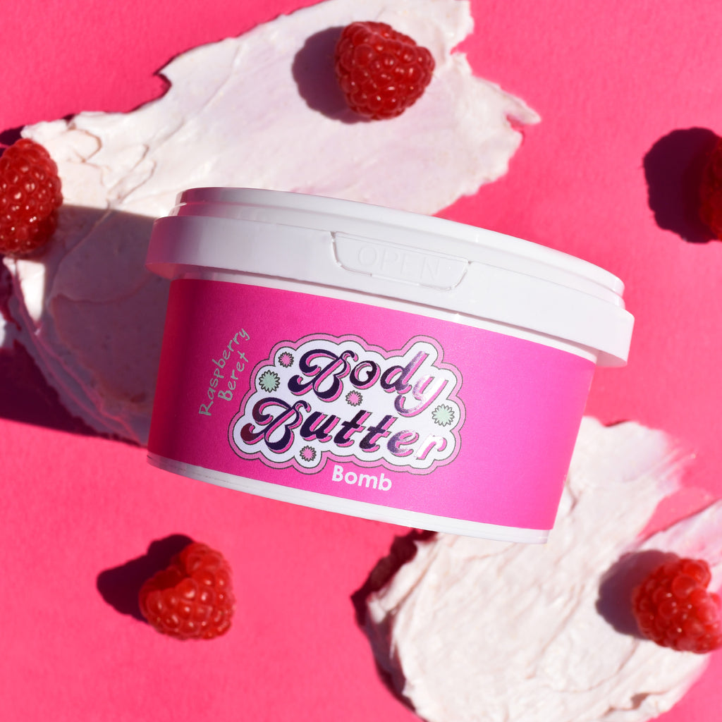 Boot Extracts Body Butter Raspberry Body Butters & Lotions – Bomb Cosmetics UK