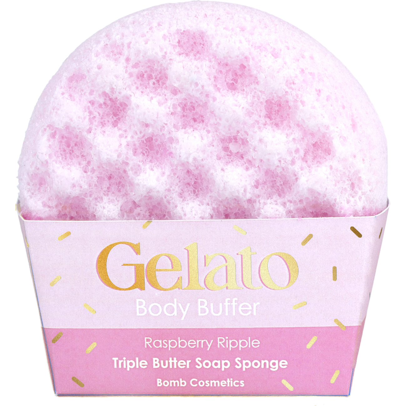 Raspberry Ripple Gelato Body Buffer – Bomb Cosmetics UK