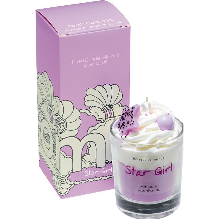 Stargirl Piped Glass Candle